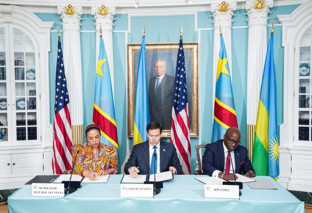 Washington brings Kinshasa and Kigali together for a declaration of principles on peace