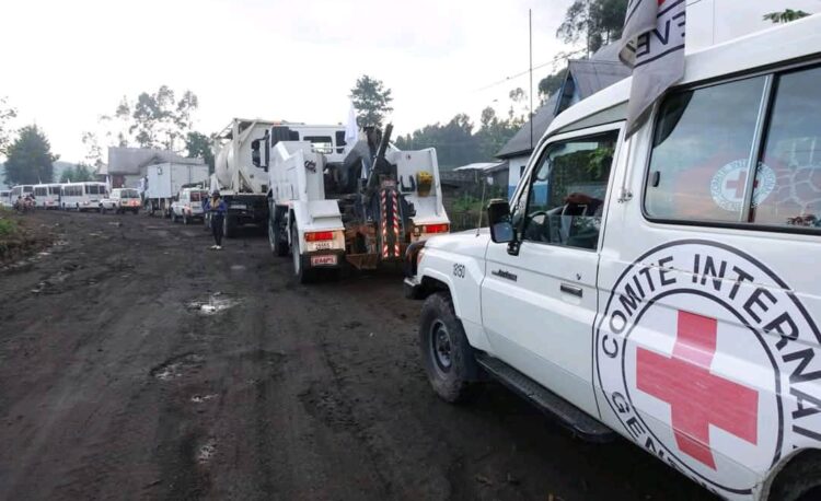 DRC FARDC soldiers stationed at MONUSCO leave Goma for Kinshasa thanks to the ICRC