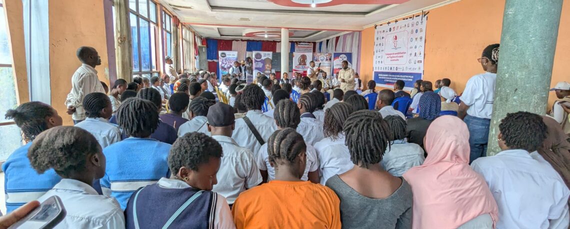 Nyiragongo: The Sexual and Reproductive Health Consortium raises awareness among young girls about menstrual hygiene