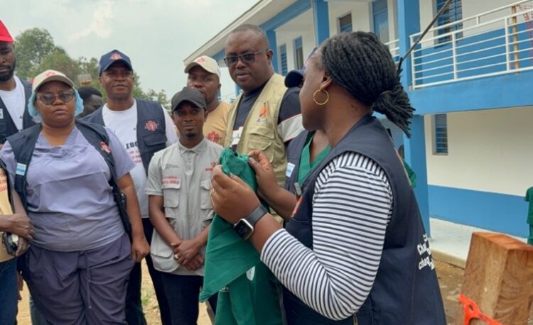 CME Ebola Treatment Center Receives Surgical Gowns from the Basandja Coalition